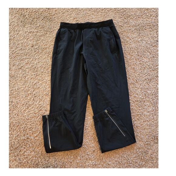 Lululemon surge jogger in black running pants with zipper mens M - Picture 1 of 7